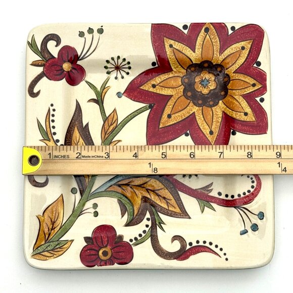 Pier 1 Imports Carynthum 8 3/4 Inch Salad Plate EUC Single Plate - Picture 8 of 8